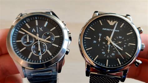 armani exchange vs emporio exchange.